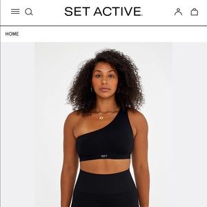 SetActive Sculptflex Ribbed One Shoulder sports bra